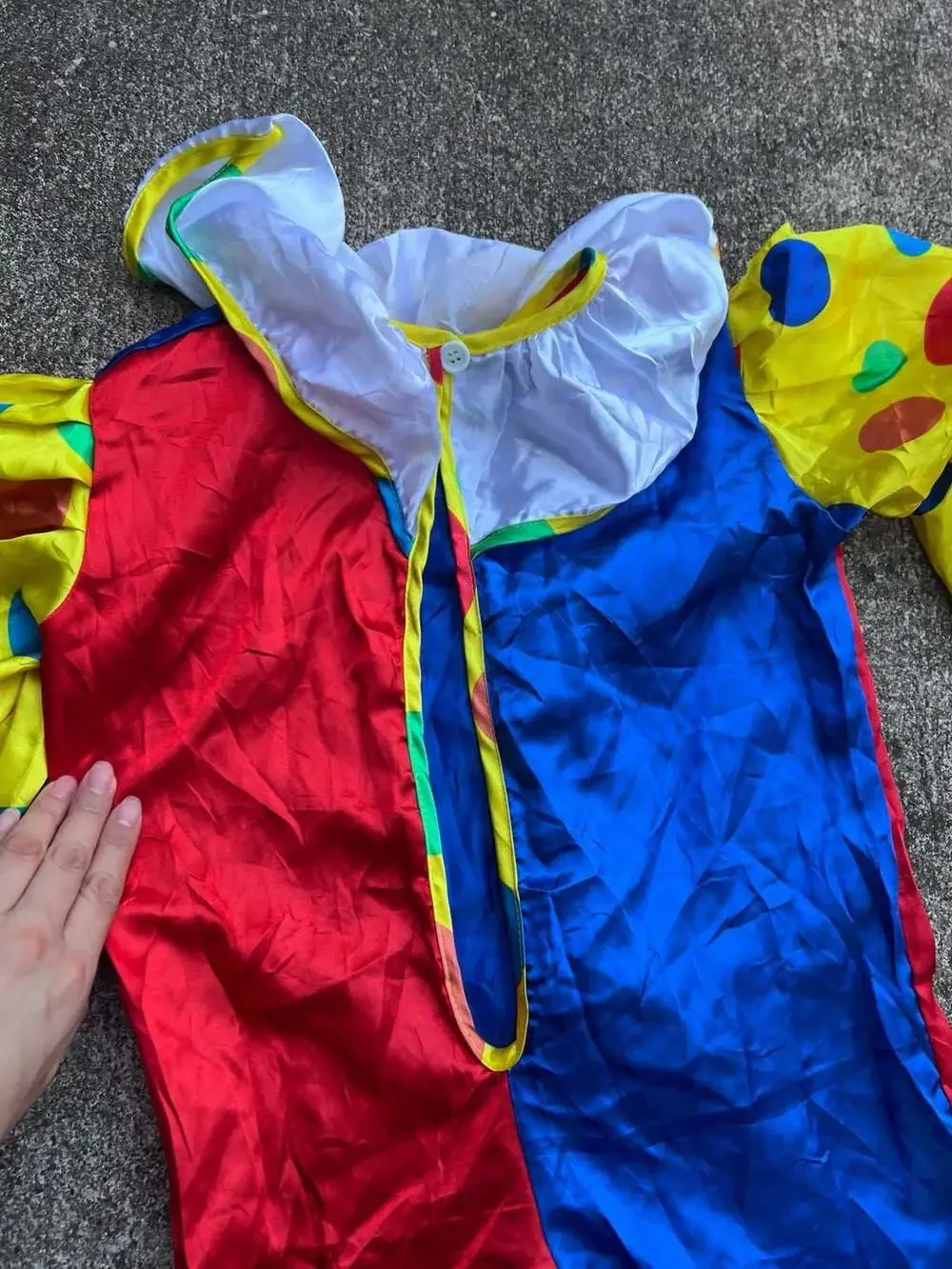 Rubies Clown Costume Size Small Multicolor Circus